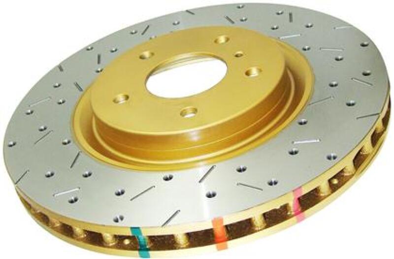 DBA 91-95 Acura Legend Rear 4000 Series Drilled & Slotted Rotor