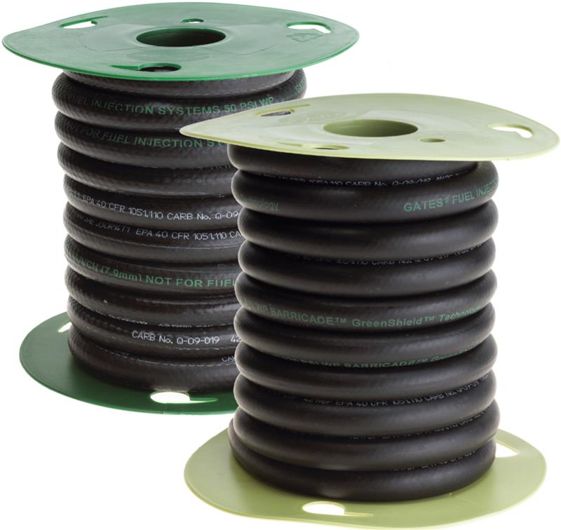Gates 5/16in x  25 feet (Reel)  225 PSI Barricade Fuel Injection Hose w/ GreenShield Technology