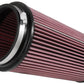 K&N Filter Universal Clamp-On Filter-Tapered Conical 5in Flange ID x 6.5in Base OD x 5.094in Top OD