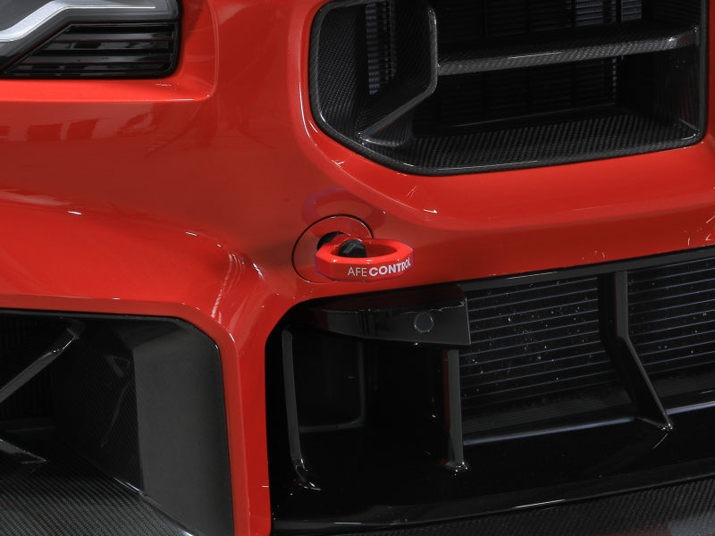 aFe 23-25 BMW M2 (G87) CONTROL Front / Rear Tow Hook - Red