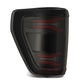 AlphaRex 21-23 Ford F-150 LUXX LED Tailights - Black Red w/ BLIS
