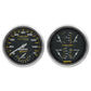 Autometer Carbon Fiber Gauge Kit 2pc Quad & Tach/Speedo 5in.