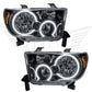 Oracle 07-11 Toyota Tundra Pre-Assembled Headlights - Black Housing - ColorSHIFT w/ BC1 Controller