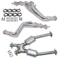 BBK 96-98 Ford Mustang Cobra 1-5/8 Long Tube Headers w/High Flow Catted X-Pipe (Silver Ceramic)