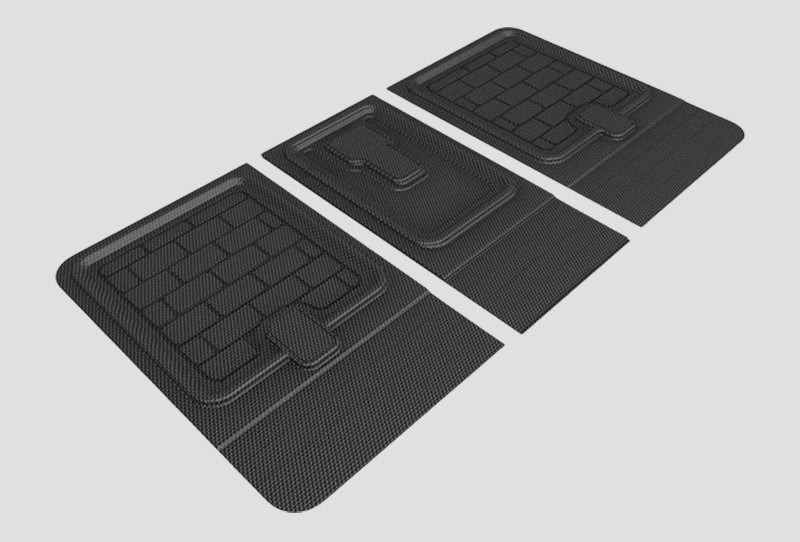 3D Maxpider 21-24 Tesla Model 3 Kagu Seatback Protector - Black