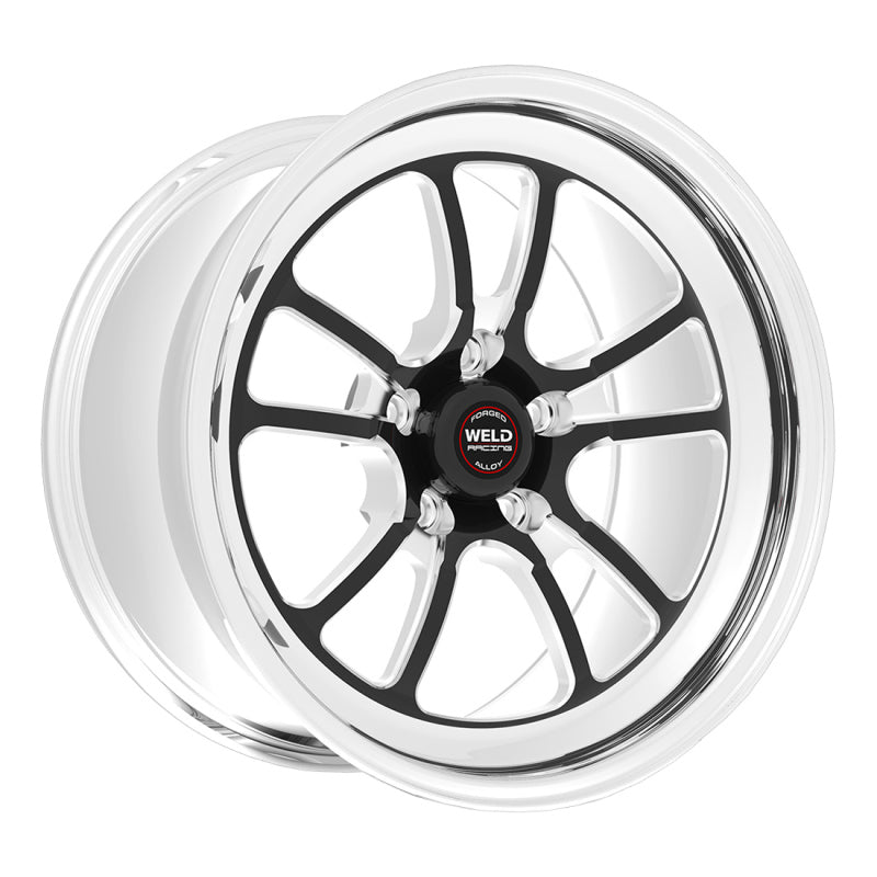 Weld S70 18x5 / 5x4.75 BP / 2.1in. BS Black Wheel (High Pad) - Non-Beadlock
