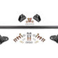 BMR 15-23 Ford S550 Mustang Shock Mount Kit - Black Hammertone