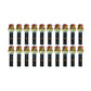 Wheel Mate Mevius 17 Hex Lug Bolt Set of 20 - Chrome Neon 14x1.25 40mm Cone 60 DEG TAP