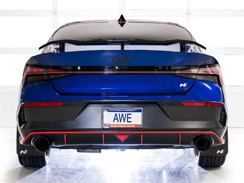 AWE 22-26 Hyundai Elantra N Track Edition Cat-Back Exhaust - Diamond Black Tips