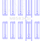 King Engine Bearings ChevrolET 121Ci/Ln2 134Ci Housing Bore +.002 (Size +0.75mm) Main Bearing Set