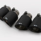 Remus 2014 BMW X4 F26 84mm Angled/Angled Rolled Edge Chrome Tail Pipe Set (Quad Tips)