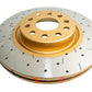 DBA 06-08 Audi A3 / 10/06+ TT / 10/04-10 VW Golf Front Drilled & Slotted 4000 Series Rotor