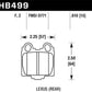 Hawk 05-10 Lexus SC430 4.3L HPS 5.0 Rear Brake Pads