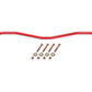 BMR 64-72 GM A-Body 1.00in Hollow Non-Adjustable Rear Sway Bar Kit - Red