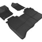 3D MAXpider 2016-2019 Nissan Titan Crew Cab Kagu 1st & 2nd Row Floormats - Black