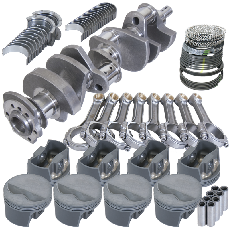 Eagle Chevy 350 3.480in Crank 5.700in I-Beam Rods -5cc Flat Top 4.060in Pistons Rotating Assembly