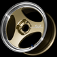 Advan ONI2 14x6.0 / +38 Offset / 4-100 / 63mm Bore / Machining & Champagne Gold