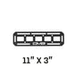 DV8 Offroad Universal Molle Panels - 11" x 3"