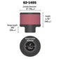K&N .5in Flange ID x 3in OD x 3.25in H Rubber Base Crankcase Vent Filter