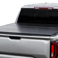Access 2022+ Rivian R1T 4ft 6in Bed (w/ OEM Tonneau Track) LOMAX Tri-Fold Cover - Matte Black