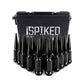 Mishimoto Mishimoto Steel Spiked Lug Nuts M12 x 1.5 24pc Set Black