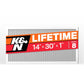 K&N HVAC Filter 14 X 30 X 1 Merv 8
