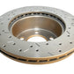 DBA 88-92 Cherokee 4wd/90-92 Comanche 4wd/90-99 Wrangler Front Drilled & Slotted 4000 Series Rotor