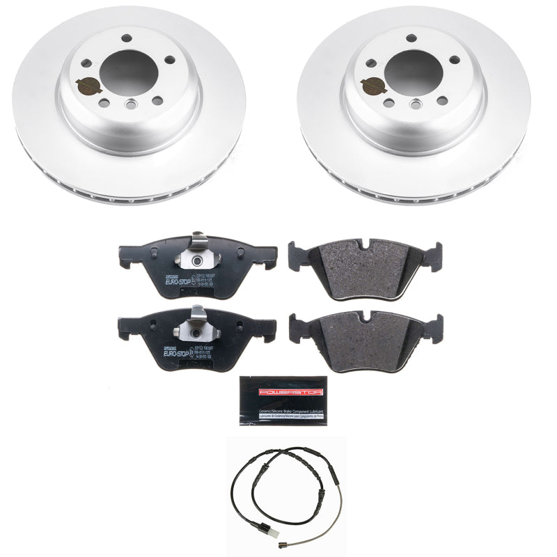 Power Stop 09-16 BMW Z4 Front Euro-Stop Brake Kit