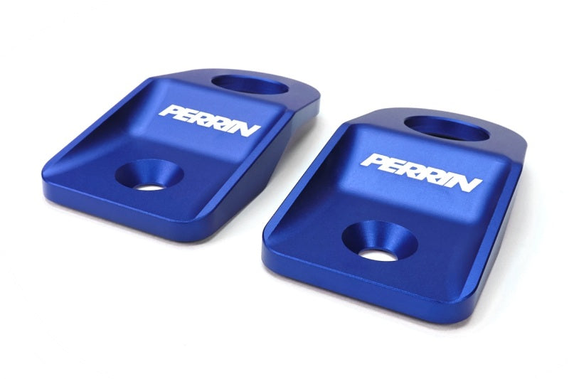 PERRIN 08-14 Subaru WRX / STI Upper Radiator Bracket Set - Black