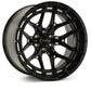 Vossen HFX-6 22x10 - 6x139.7 - ET-18 - Super Deep - 106.1 - Gloss Black Wheel