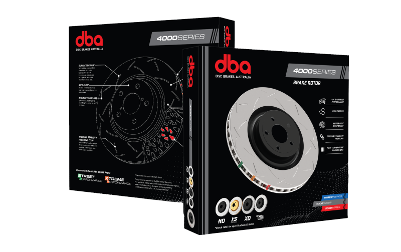 DBA 01-02 Ford Escape/Mazda Tribute Front Drilled & Slotted 4000 Series Rotor