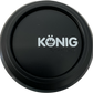 Konig Flow Formed Pop-in Center Cap - Heliogram/Neoform Black