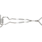 aFe 14-15 Infiniti Q50 V6 3.7L Takeda 2.5in 305 SS Cat Back Exhaust System w/ Black Tips