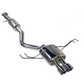 REMARK 24+ Toyota GR Corolla Dual Center Exit w/ Resonator Stainless Steel Catback Exhaust