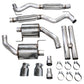 AWE 2024 Ford Mustang GT Fastback S650 RWD Touring Catback Exhaust w/ Dual Chrome Silver Tips
