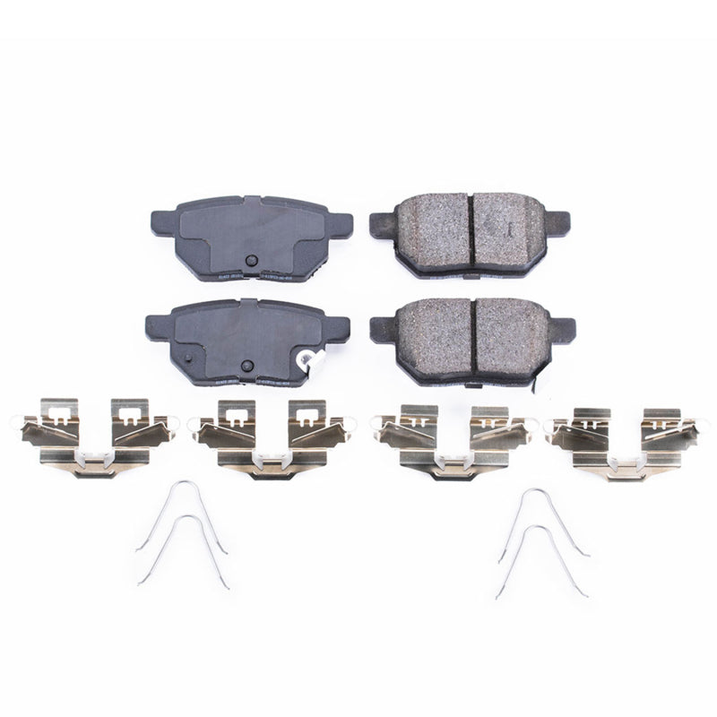 Power Stop 2021 Toyota Prius Rear Z17 Evo Ceramic Brake Pads w/Hardware