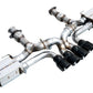 AWE 2023 C8 Corvette Z06 SwitchPath Cat-Back Exhaust - Diamond Black Tips