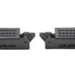DV8 Offroad 2021+ Ford Bronco Foot Peg Pair - Black