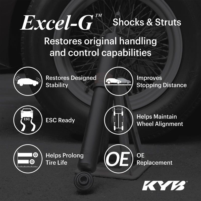KYB 14-20 FIAT 500L Excel-G Gas Shock - Rear