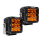Rigid Industries D-XL Pro Spot Lens - Amber (Pair)