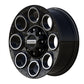 Ford Racing 05-22 Super Duty 20in Black w/Machined Face Wheel Kit