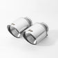 Remus Stainless Steel 102mm Short Style Straight Chrome Tail Pipe Set (Pair)