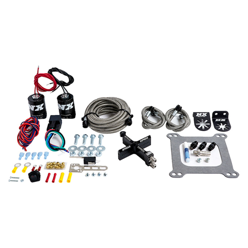 Nitrous Express 4150 Covert Crossbar Plate System Stage 6 50-300HP (w/o Bottle)