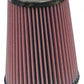 K&N Round Tapered Universal Air Filter 4 inch Flange 5 3/8 inch Base 4 inch Top 7 inch Height