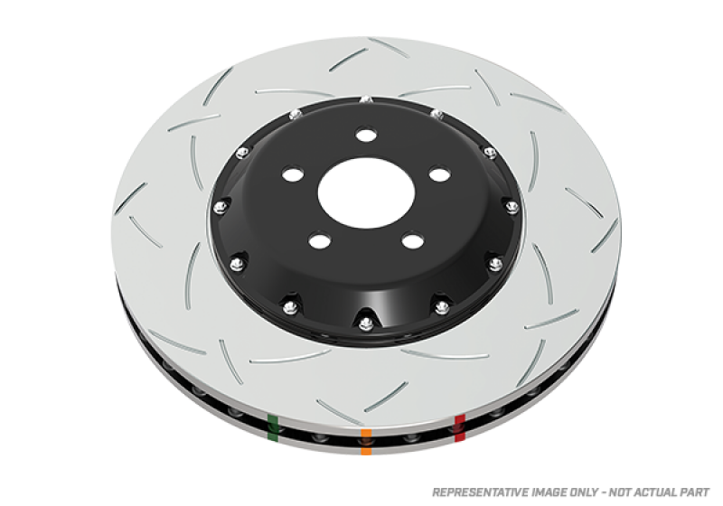 DBA 3-14 Chevy Corvette Z7 / Z51 Front Slotted 5000 Series T3 2 Pc Rotor Assembled w/ Black Hat