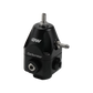 DeatschWerks Compact Carburetor Adjustable Fuel Regulator 6AN x4 Inlets - 6AN Return - Black