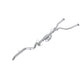 MBRP 22-25 Toyota Tundra 3.4L 3in Cat Back Single Rear Turn Down - T304