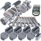 Eagle Chevy LT1 350 1Pc 3.750in Crank 6.000in H-Beam -5cc Flat Top 4.060in Pistons Rotating Assembly