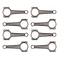 Manley Nissan VK56DE/VK56VD Turbo Tuff I-Beam Connecting Rod - 6.081in Length (Set of 8)