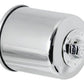 K&N Honda / Kawasaki / Yamaha / Polaris / Victory 2.688in OD x 3.344in H Oil Filter - Chrome